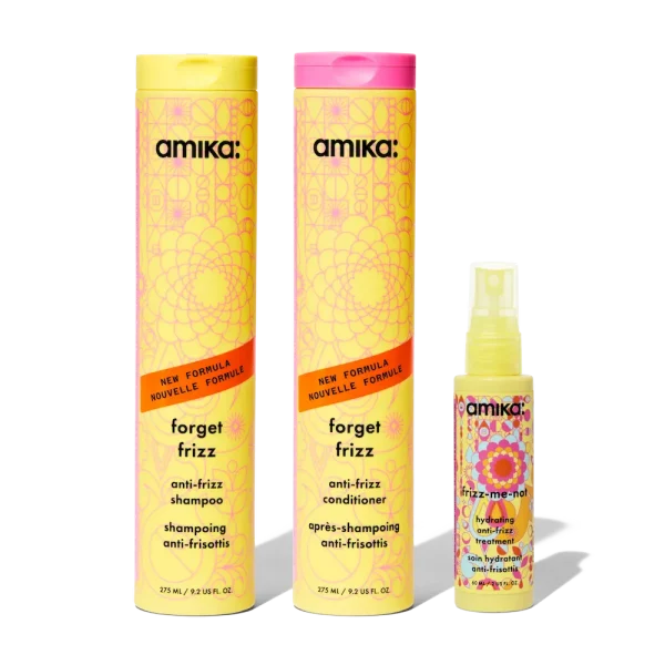frizz fighters set anti-frizz shampoo, conditioner + treatment