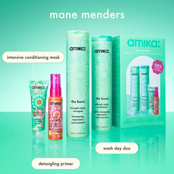 mane menders strength repair wash + care set - Image 2
