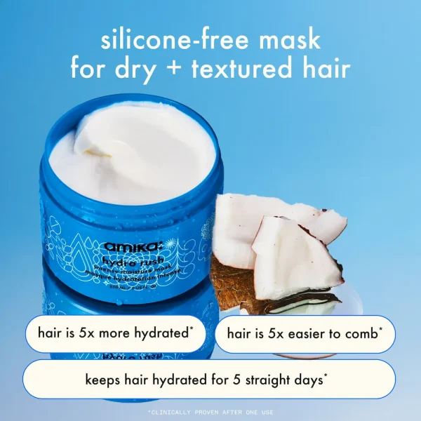 hydro rush intense moisture hair mask with hyaluronic acid - Image 3