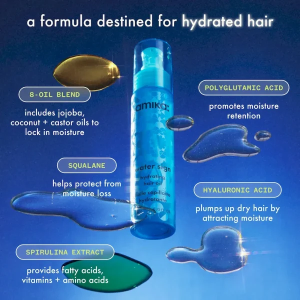 water sign hydrating hair oil for dry hair - Image 6