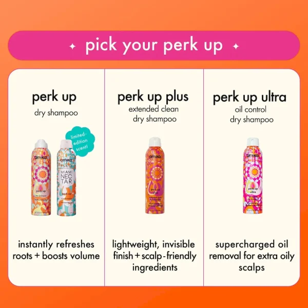 amika x Ellis Brooklyn dry shampoo + perfume set perk up x MIAMI NECTAR fragrance + mini perfume + mesh bag - Image 12