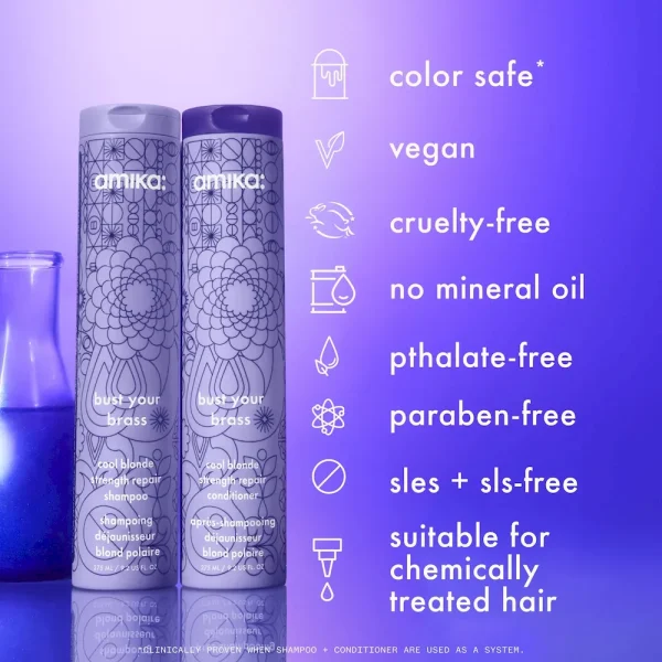 bust your brass cool blonde strength repair conditioner - Image 12