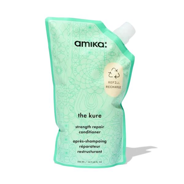 the kure strength repair conditioner forever friend bottle + pouch duo - Image 8
