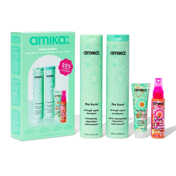 mane menders strength repair wash + care set