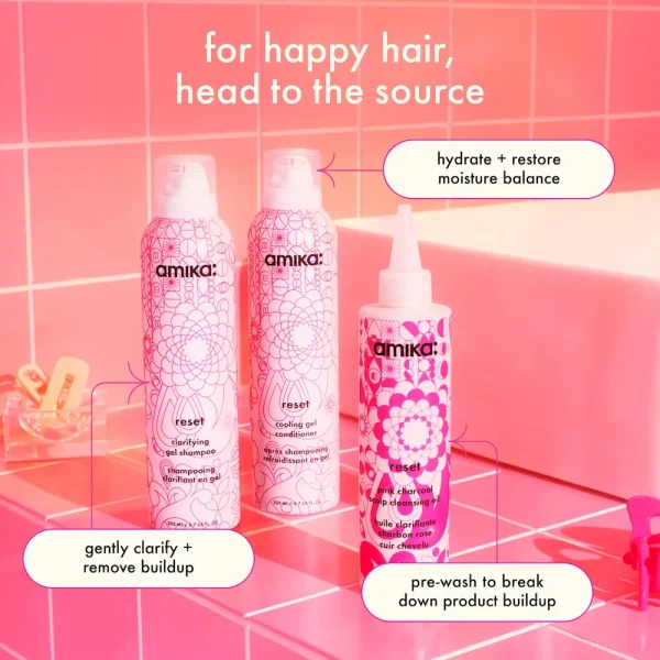 reset pink charcoal scalp cleansing oil - Image 6
